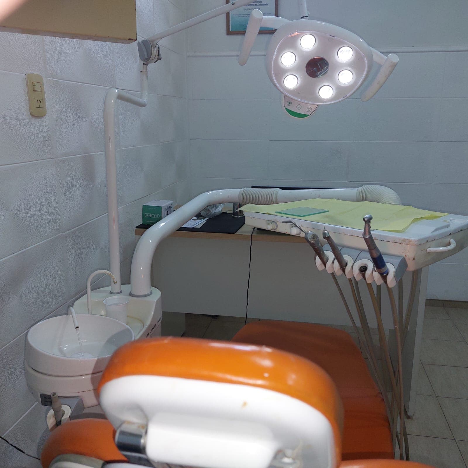 Interior del consultorio Boulogne - Sala de tratamiento